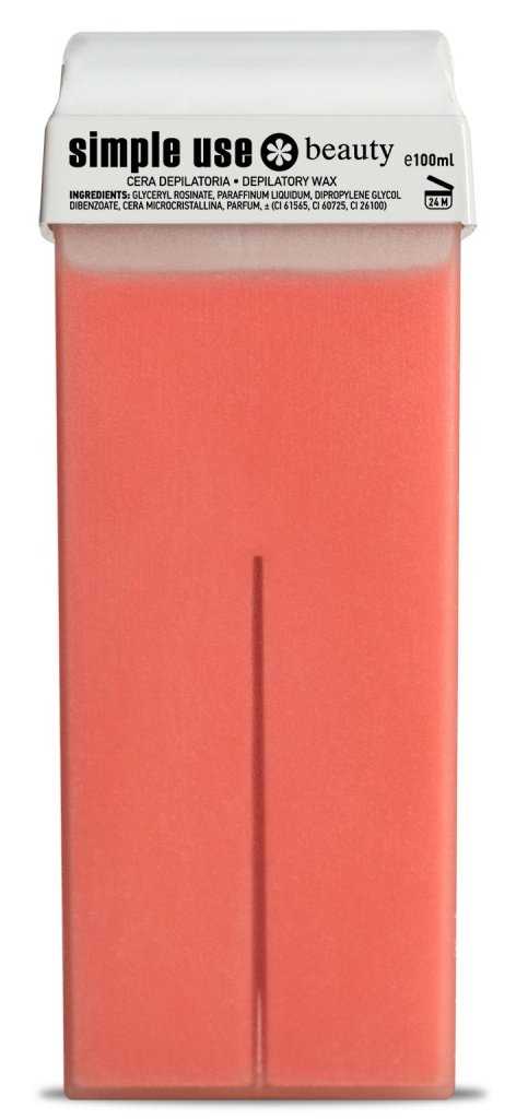 Szőrtelenítő viasz roll-on rózsaszín TiO2 1